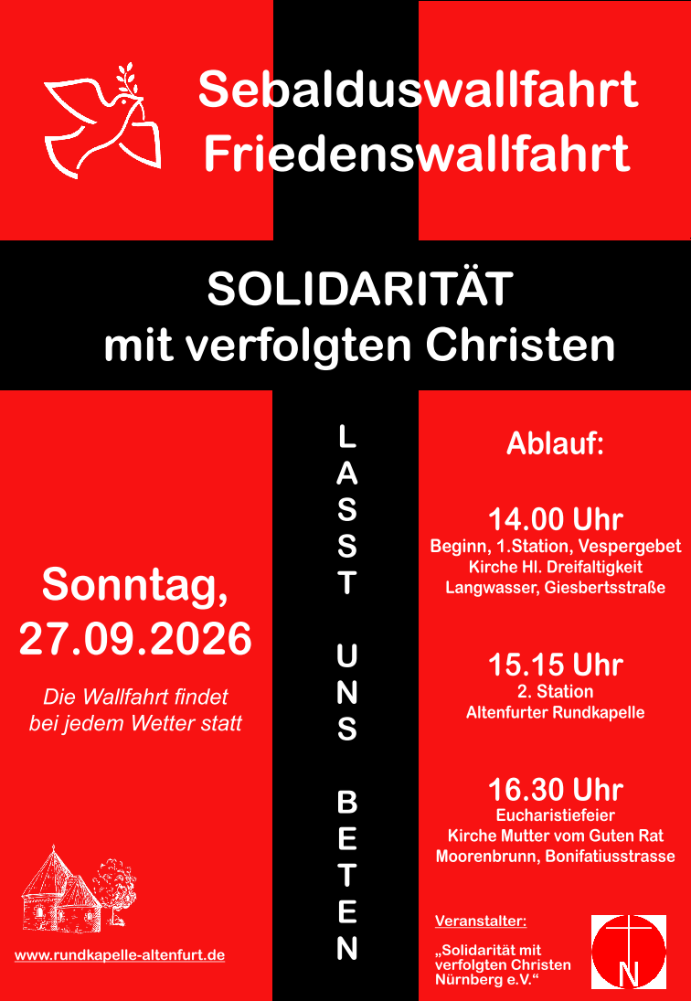 Sebalduswallfahrt - Friedenswallfahrt